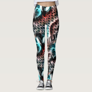 Leggings Conception de panneaux perforés avec des gouttes d