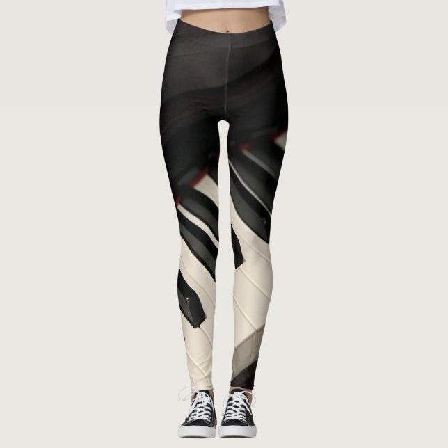 Leggings Conception de piano cool (Devant)