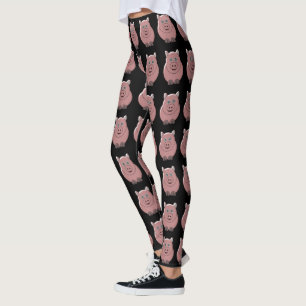 Leggings Conception de porc vous choisissez Couleur Arrière