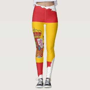 Leggings Conception de souvenir de drapeau de l'Espagne dan