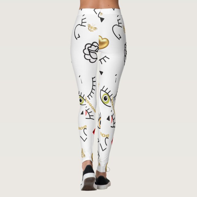 Leggings CONCEPTION DE STYLE motif (Dos)