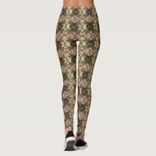 Leggings Conception d'empreinte de patte