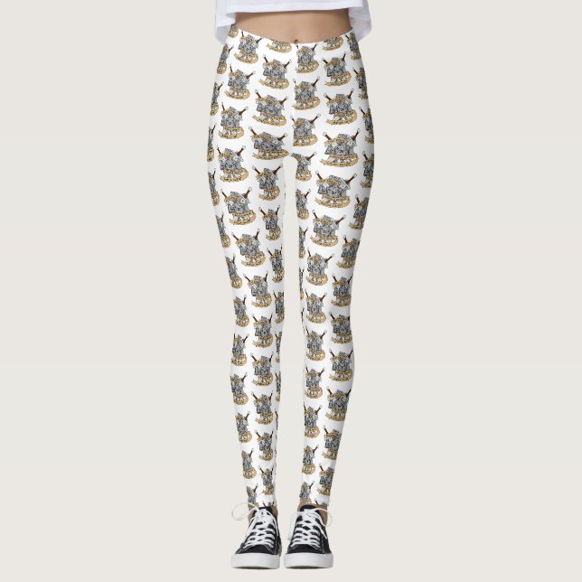 Leggings Conception des dés de combat (Devant)