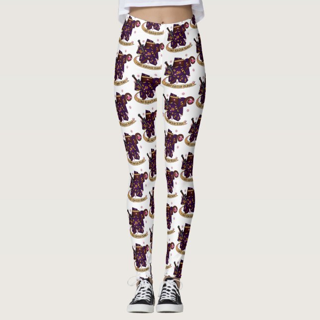 Leggings Conception des dés de déverrouillage (Devant)