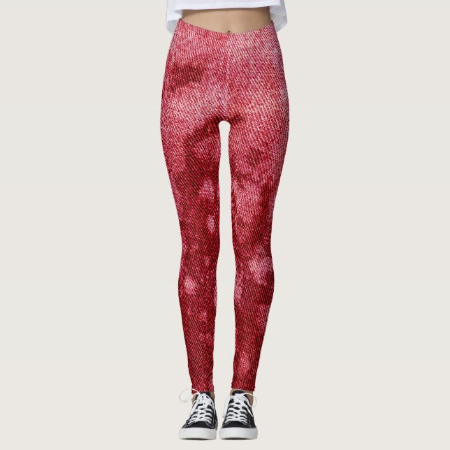 Leggings Conception en denim lavé #10 @ Emporio Moffa (Devant)