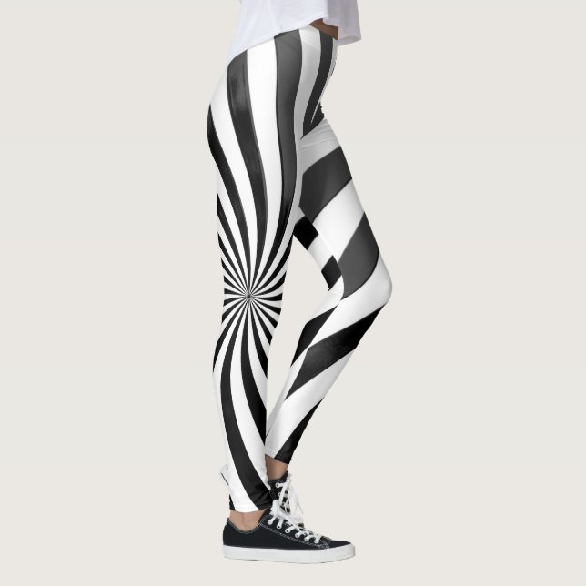 Leggings Conception en spirale (Droite)