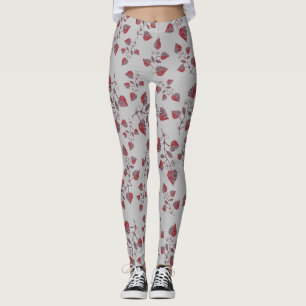 Leggings Conception Florale sans soudure.