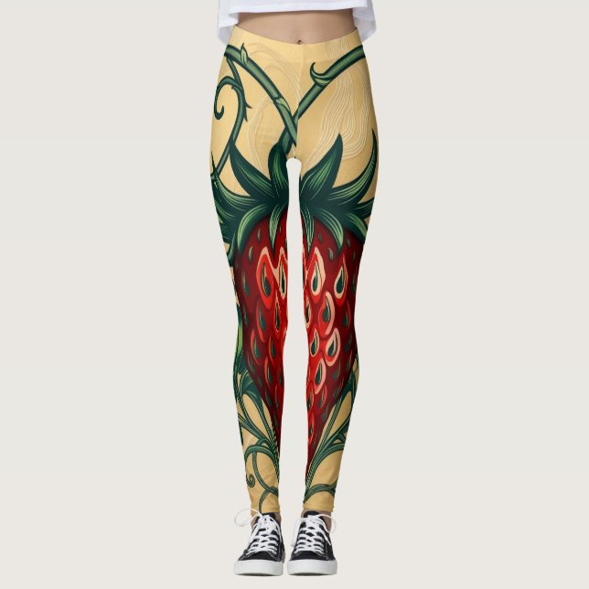 Leggings Conception Fraise  (Devant)