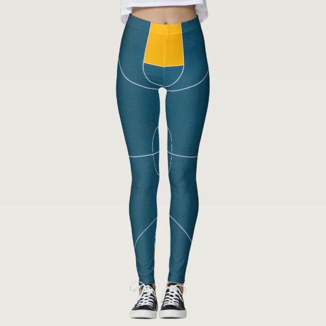 Leggings Conception géniale de basket-ball (Devant)