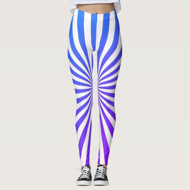 Leggings Conception Motif géométrique Astral sans couture (Devant)