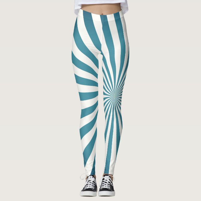 Leggings Conception Motif géométrique Astral sans couture (Devant)