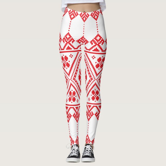 Leggings Conception nationale de l'Ukraine de personnaliser (Devant)