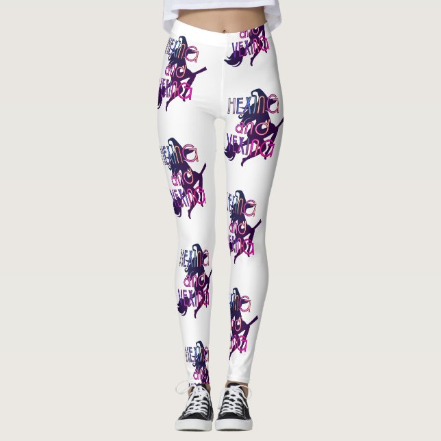 Leggings Conception sorcière HEXING AND VEXING (Devant)