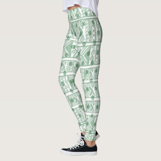 Leggings Conception tribale africaine (Gauche)