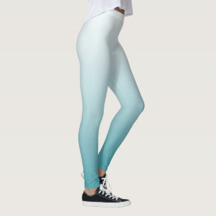 Leggings Conception Turquoise et abstraite de l'ombre