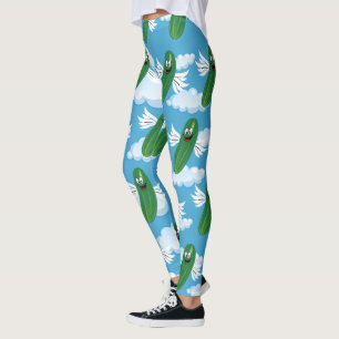 Leggings Concombre Drôle Pickles Nourriture Humour Fantaisi