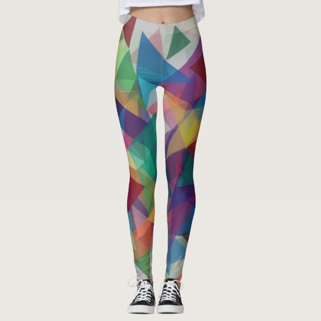Leggings Conçu en triangle (Devant)