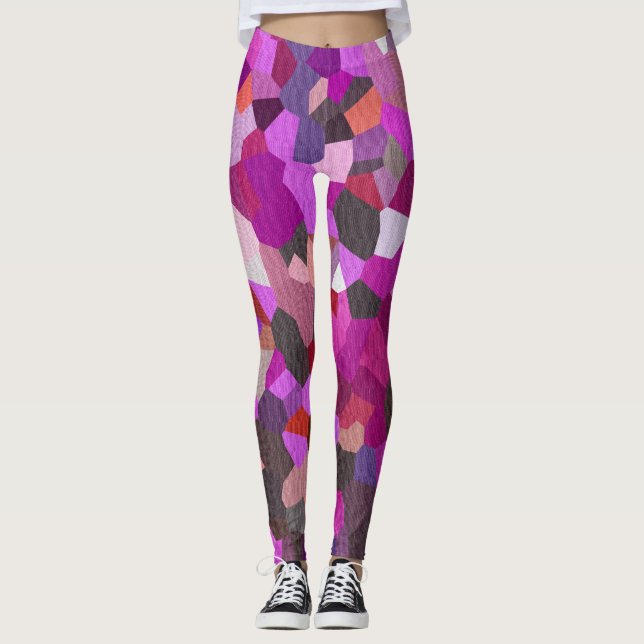 Leggings Confetti Magenta Mind (Devant)