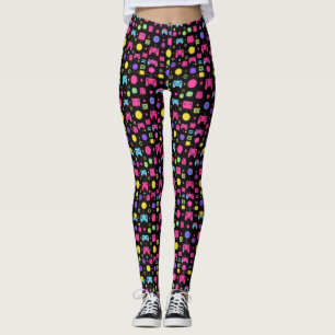 Leggings Contrôleur de jeu vidéo des années 90