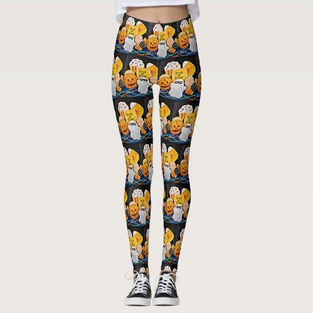 Leggings Cookies Pop Art Halloween (Devant)