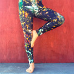 Leggings Cool Abstrait Orange blanc éclaboussures Black Gal<br><div class="desc">Soyez un favori dans ces légendes de photographie super étonnantes d'or brillant, orange, turquoise clair et blanc éclaboussures sur un arrière - plan céleste noir! Faites du sport, faites des courses, ou simplement traînez. Si unique, vous n’aurez jamais à vous soucier des copycats ! Ajoutez un dessus noir solide pour...</div>