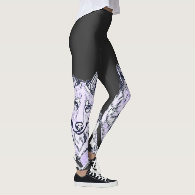 Leggings Cool Amethyst White Wolf (Droite)