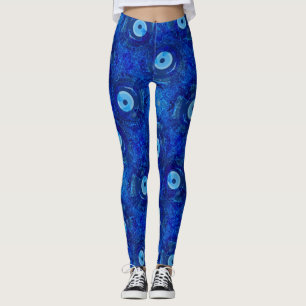 Leggings Cool, art numérique moderne de motif d'oeil