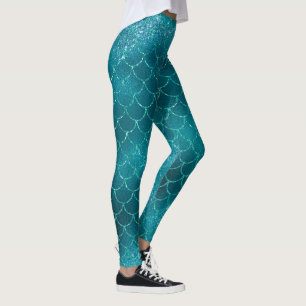 Leggings cool être une parties scintillant sirène chic gr