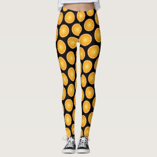 Leggings Cool Juicy Orange tranches de fruits motif sur noi