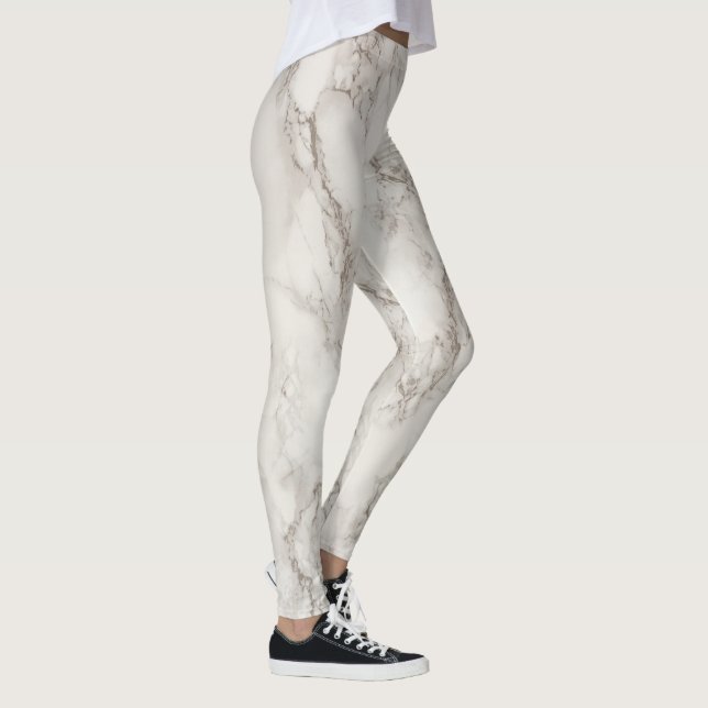 Leggings Cool moderne marbre gris pierre (Droite)