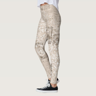 Leggings Cool One-of-a-Genre Ephemera Nouvelles Imprimer Mo