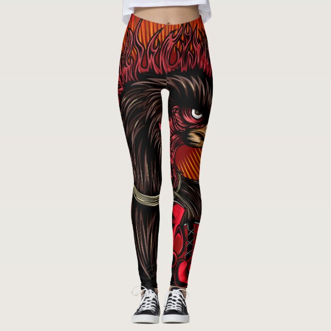 Leggings Coq de boîte (Devant)