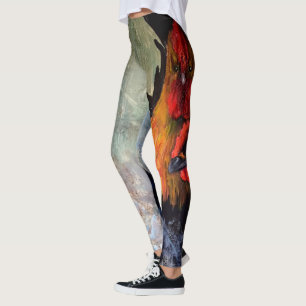 Leggings Coq et poulet