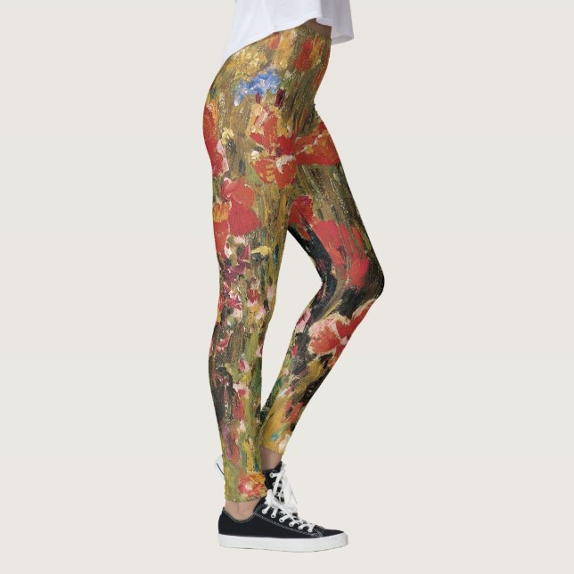 Leggings Coquelicots par Robert Vonnoh, Impressionnisme Vin (Droite)