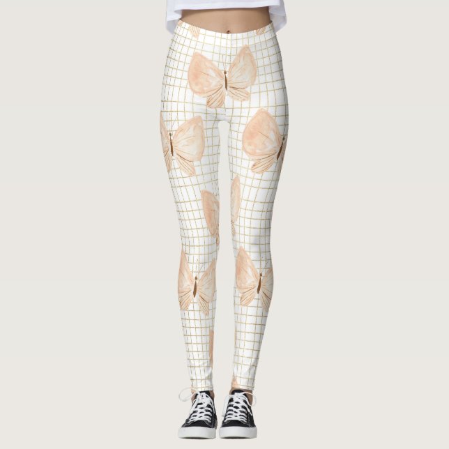 Leggings Coques fleurs sauvages (Devant)