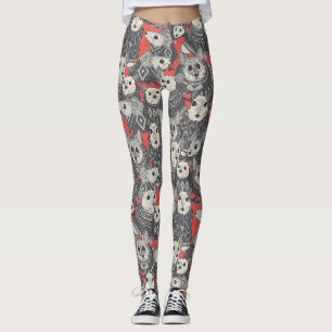 Leggings corail de souris