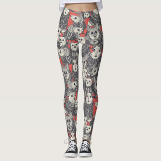 Leggings corail de souris