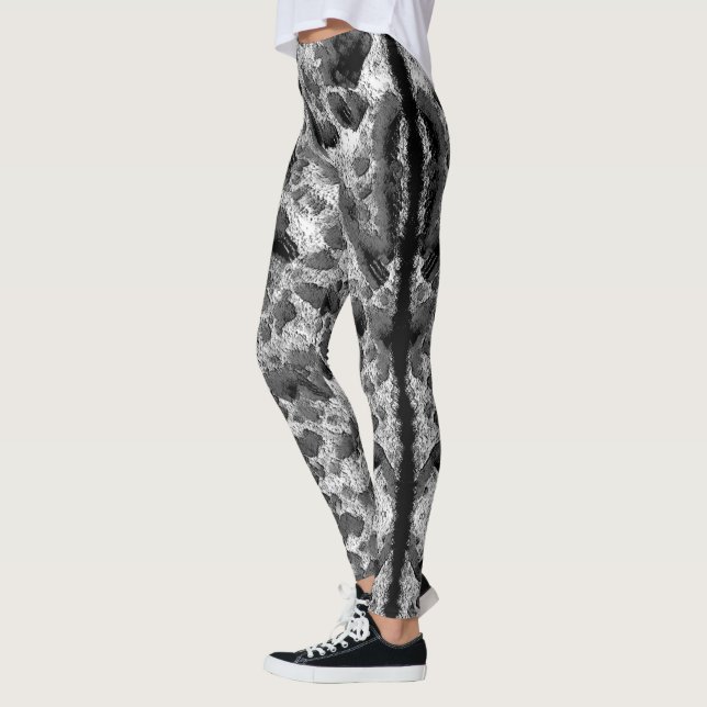 Leggings Corail noir et blanc (Gauche)