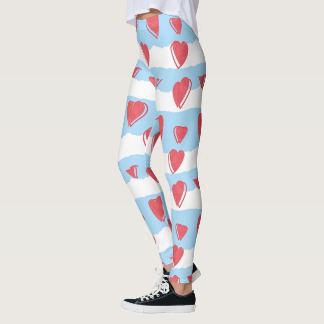 Leggings corazones (Gauche)