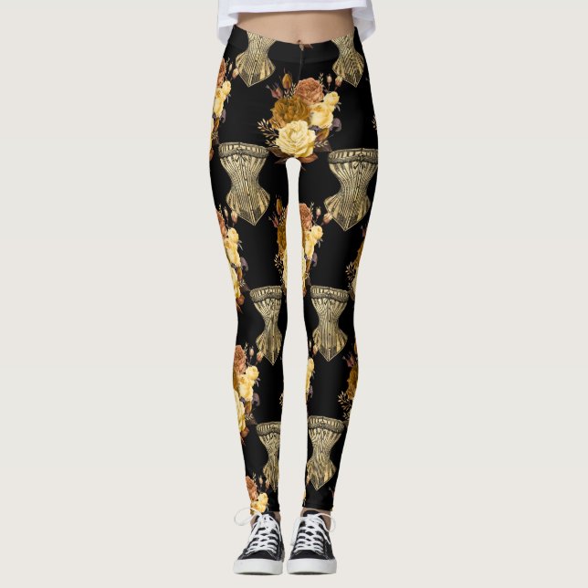 Leggings Corsets & Fleurs (Devant)