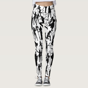 Leggings Cosplay Action Anime motif.w Pas de BG