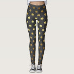 Leggings Costume Citrouille Halloween noir et or huile<br><div class="desc">Halloween Black and Gold Citrouille Costume Les jambes sont parfaites pour porter à une fête d'Halloween par elles-mêmes ou sous un costume.</div>