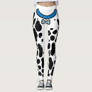 Leggings Costume Dalmatien Bleu Drôle Halloween Chien Homme