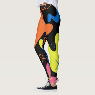 Leggings Costume de blobs d'Halloween dégoulinant de slime