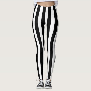 Leggings Costume d'Halloween en noir et blanc