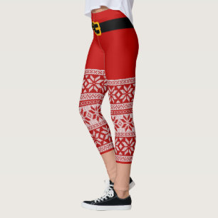 Leggings Costume du Père Noël