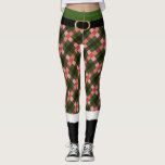 Leggings Costume Elf Père Noël Plaid Moderne Joli Noël Amus<br><div class="desc">Ces jolis leggings de Noël sont le costume parfait pour les elfes de Père Noël pour les fêtes de Noël du matin ou de vacances. Soyez le elfe de vacances le plus cool dans ce design amusant et moderne avec des détails plaid vert tendance et une fausse ceinture en or!...</div>