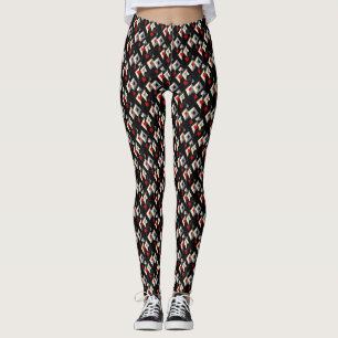 Leggings Costumes de jeu de cartes en poker.