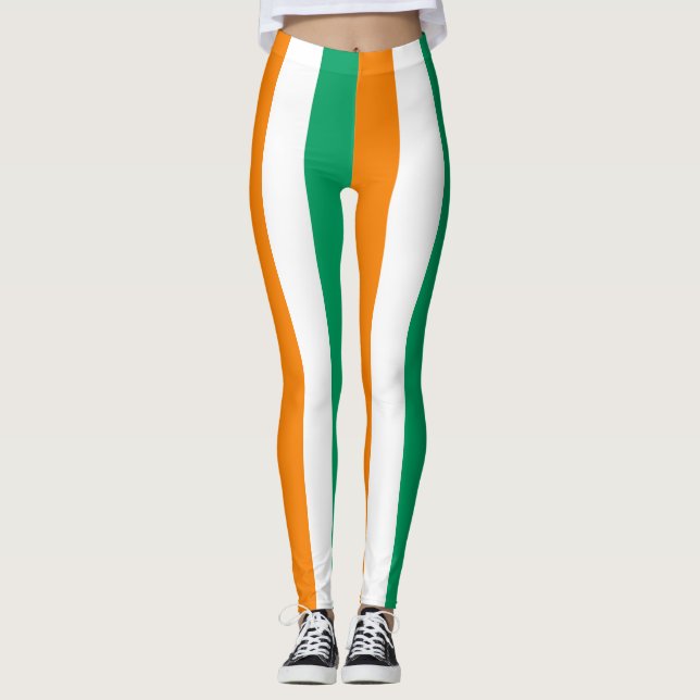 Leggings Côte d'Ivoire - Couleurs du drapeau national (Devant)