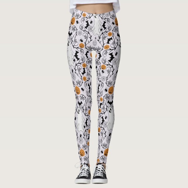 Leggings Cottage coeur Halloween (Devant)
